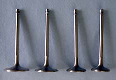 A variety of valve sizes